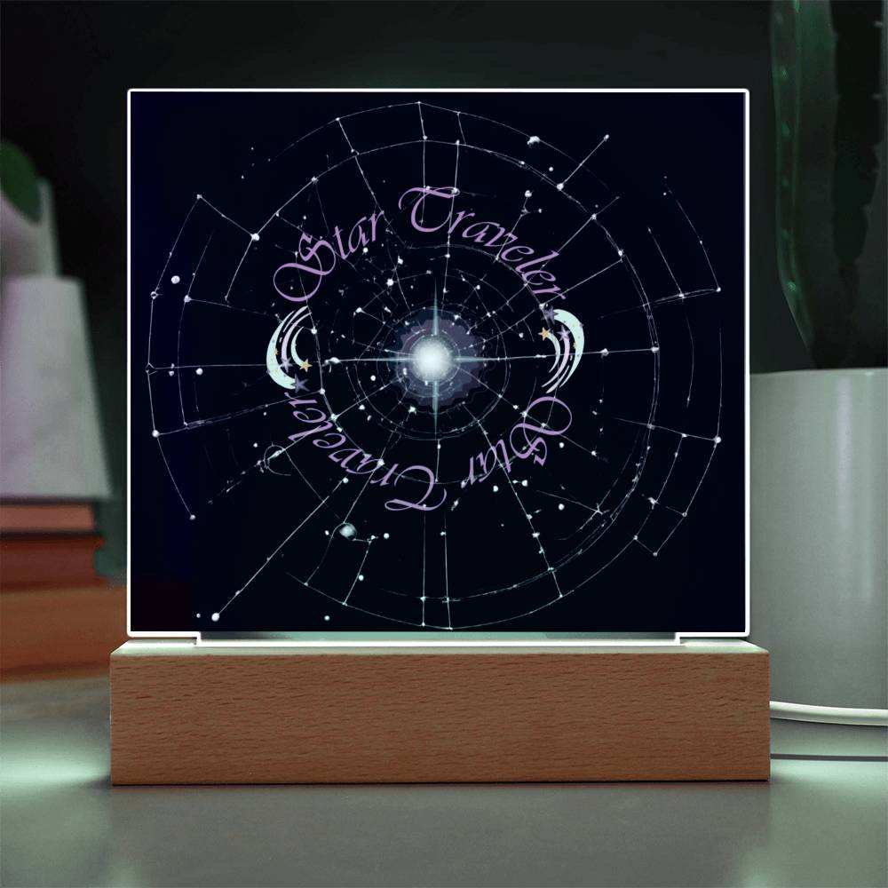 "Star Traveler " Square Acrylic Plaque