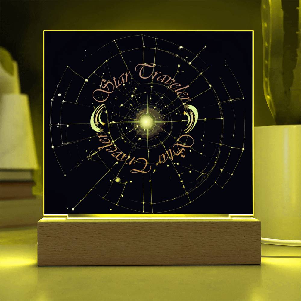 "Star Traveler " Square Acrylic Plaque