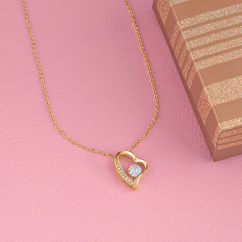 "To My Amazing Daughter, Love Mom"   This beautiful "Forever  Love  Necklace" and the message with it, made her heart melt.