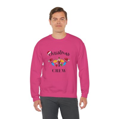 "Christmas Crew" Personalized, Unisex Heavy Blend™ Crewneck Sweatshirt