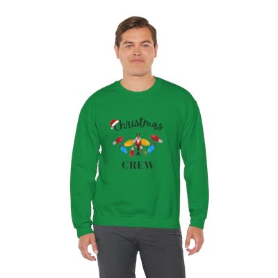 "Christmas Crew" Personalized, Unisex Heavy Blend™ Crewneck Sweatshirt