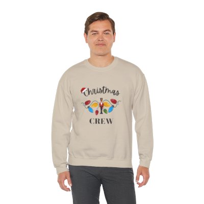 "Christmas Crew" Personalized, Unisex Heavy Blend™ Crewneck Sweatshirt