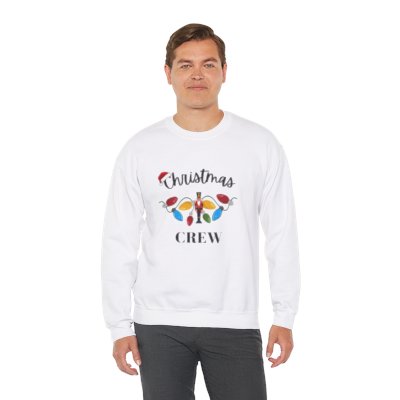 "Christmas Crew" Personalized, Unisex Heavy Blend™ Crewneck Sweatshirt