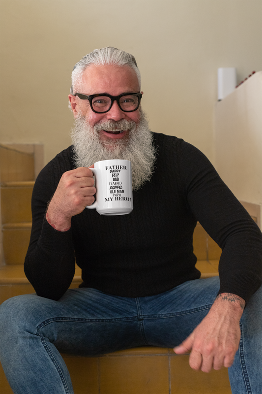 "Father" 15 oz  White Ceramic Mug